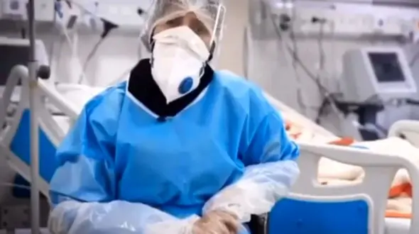 درددل تلخ پرستار بخش مبتلایان به کرونا + فیلم