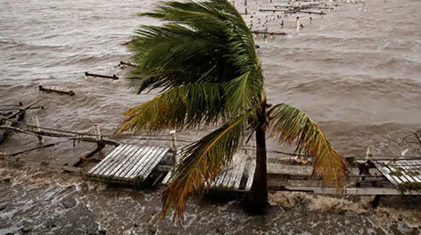 تخریب تمامی شبکه‌های برق در پورتوریکو بر اثر توفان سهمگین ماریا+ تصاویر 