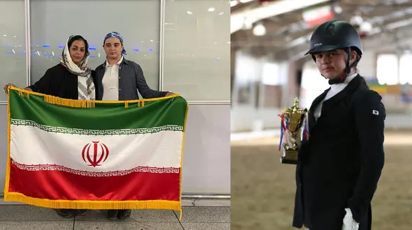 ماجرای ممنوع الخروج شدن سارا پورعظیما از زبان پدرش/ چرا سارا به مسابقات سوارکاری نرسید؟ 