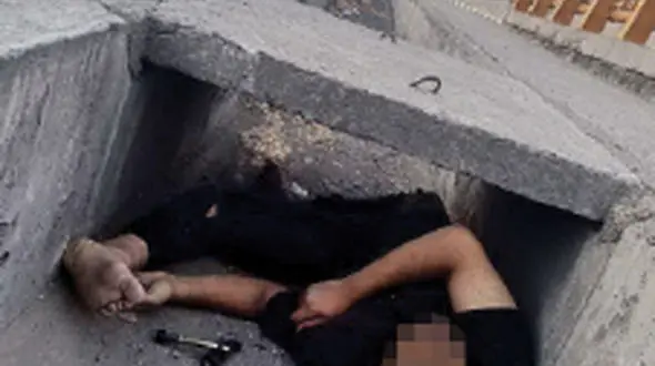 عکس دردناک از مرگ تلخ موتورسوار17 ساله 