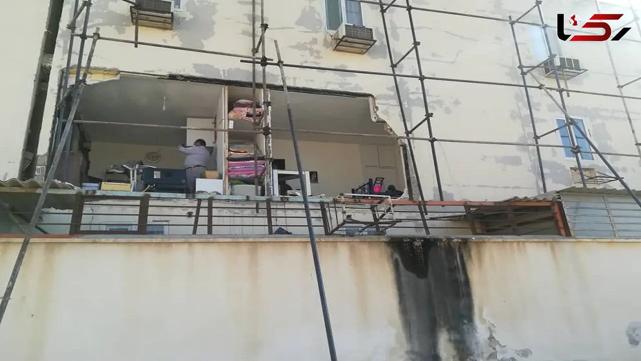 انفجار گاز در شهرک نیایش بوشهر  با 4 مصدوم + عکس