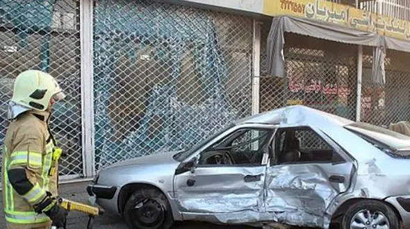 زنده زنده سوختن 5 نفر در زانتیا / در شیراز رخ داد