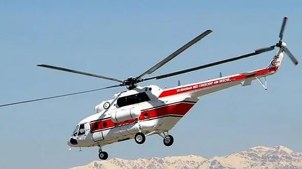 پرواز نجات از مسجدسلیمان به اهواز / نجات زن ۶۹ ساله با بالگرد اورژانس