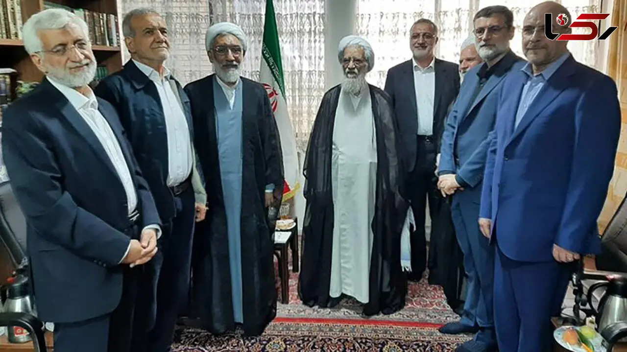 نامزدهای ریاست جمهوری با رئیس مجلس خبرگان رهبری دیدار کردند