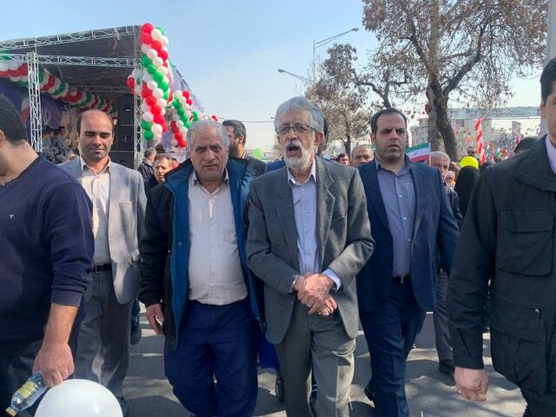 غلامعلی حداد عادل عضو مجمع تشخیص مصلحت نظام راهپیمایی 22 بهمن 1402