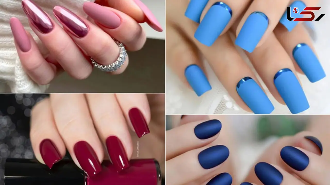ناخن مات و براق در 40 مدل خفن + عکس