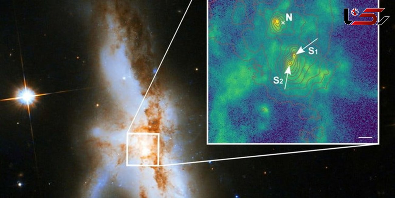  کشف 3 سیاه چاله عظیم در یک کهکشان / برای نخستین بار