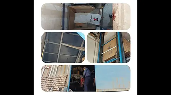 مرگ دردناک جوان 20 ساله با بالابر / بین سقف و بالابر گیر کرده بود + عکس