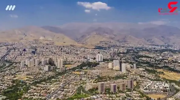 تایم لپس طلوع تا غروب تهران + فیلم