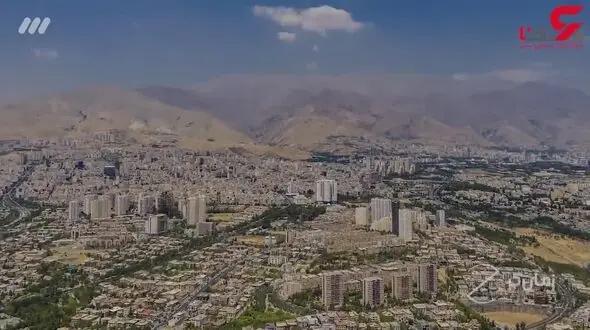 تایم لپس طلوع تا غروب تهران + فیلم