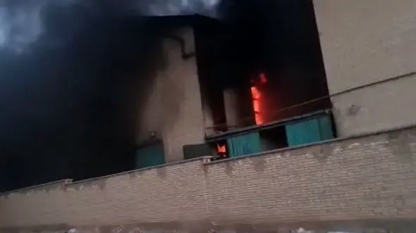 فیلم آتش‌سوزی مهیب در واحد شیمیایی اشتهارد