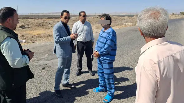 بازسازی صحنه جنایت تگزاسی در سالارآباد مشهد برگزار شد + عکس
