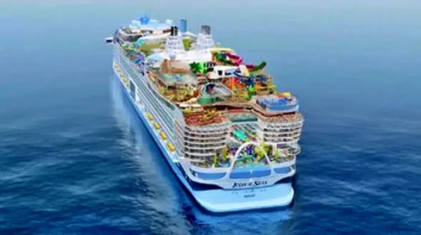 بزرگترین کشتی تفریحی جهان را ببینید + عکس