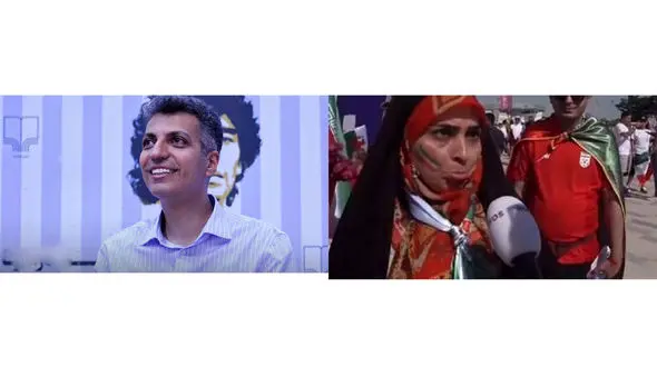 فیلم حمله کوبنده عادل فردوسی‌پور به «خانم بیکاز» / با خاک یکسان کرد !