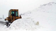 برف راه ١٣۶٣ روستای لرستان را مسدود کرد/ بازگشایی راه ٢١٠ روستا