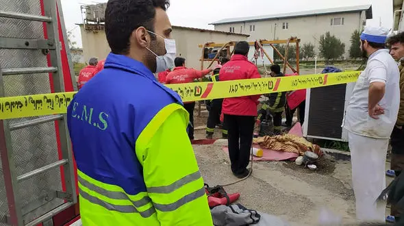 مرگ مرد خارجی در چاه 13 متری / در قم رخ داد + عکس 