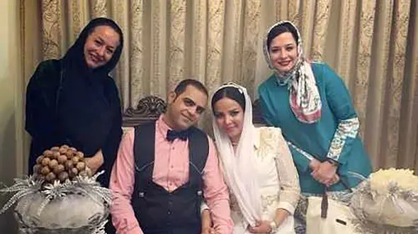 مهراوه شریفی نیا و مادرش در جشن عقدکنان +عکس
