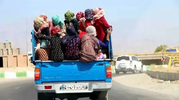 واژگونی خونین وانت حامل کارگران نگون بخت 