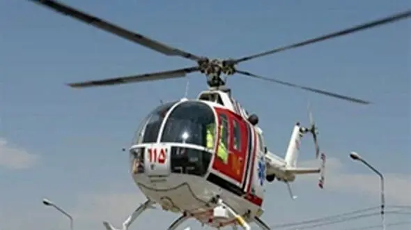 ماموریت ویژه هلی کوپتر برای نجات مادر باردار و کودک شیرخوار 