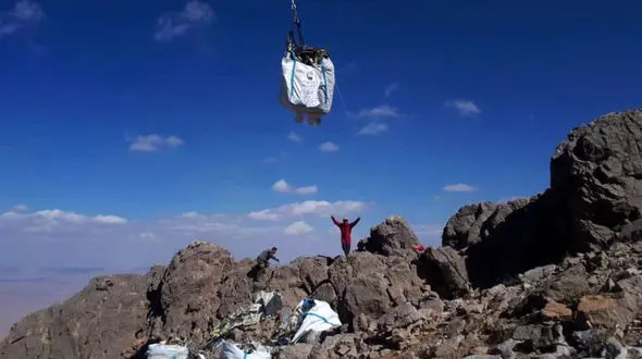 عکس جدید از آخرین عملیات در محل سقوط هواپیمای تهران یاسوج 