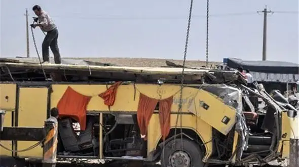 حال 26 مصدوم سانحه اتوبوس اساتید قم خوب است