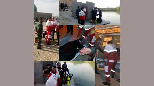 شنای مرد تنگستانی او را غرق کرد + عکس