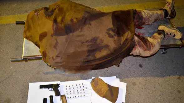 شلیک پلیس پلان آخر شرور مسلح خرامه +عکس