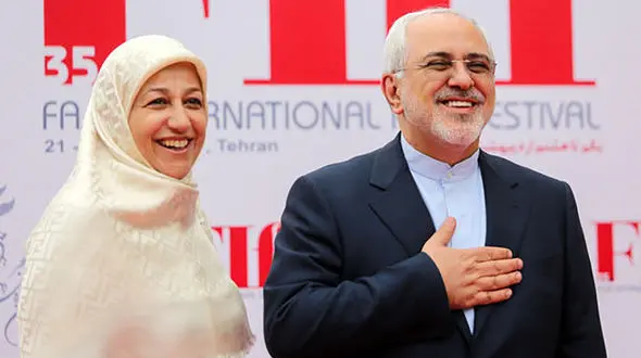 عکس دکوراسیون  منحصر بفرد اتاق  محمد جواد ظریف ! /  کیک تولد 64 سالگی اش را ببینید