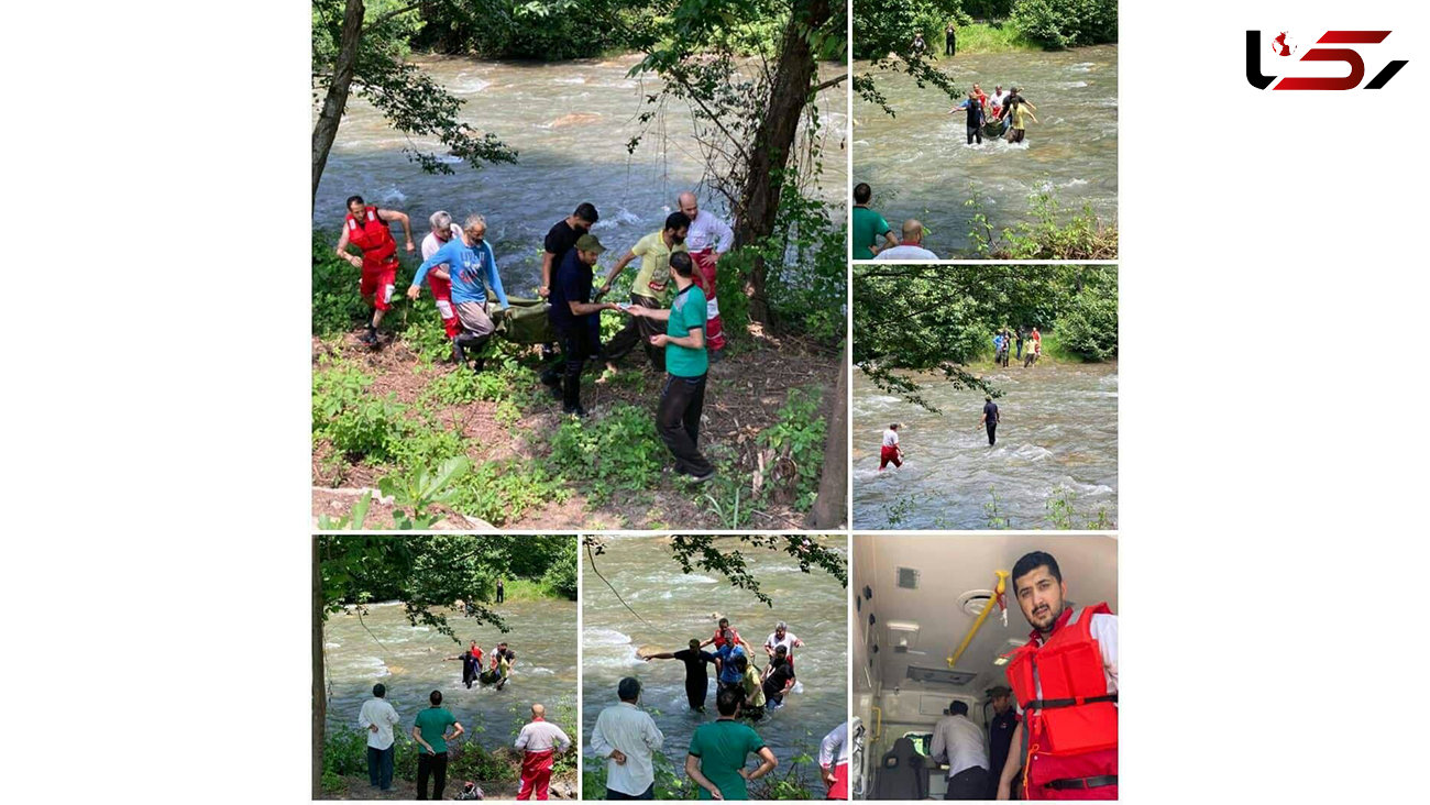 پیدا شدن جسد پسر 12 ساله در رودخانه سوادکوه  عکس
