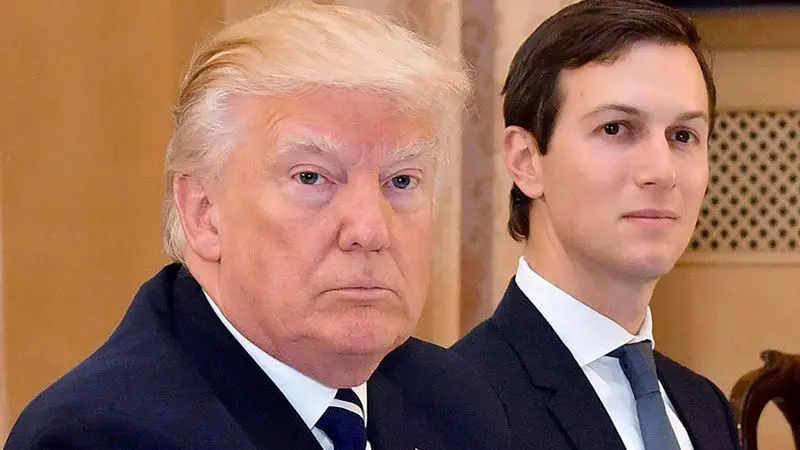 دونالد ترامپ و جَرِد کوری کوشنر ( داماد ترامپ )