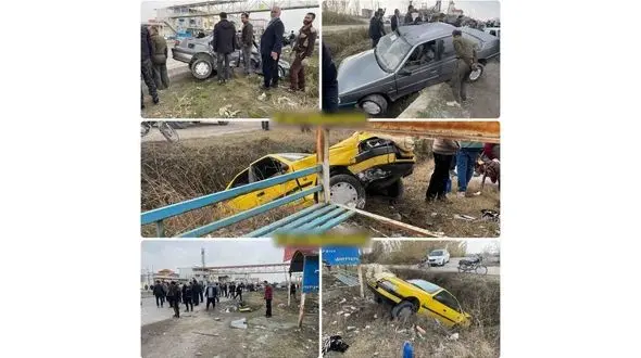 مرگ تلخ مرد بابلی در صحنه ای مرگبار / خودروها آتش گرفتند+ عکس  