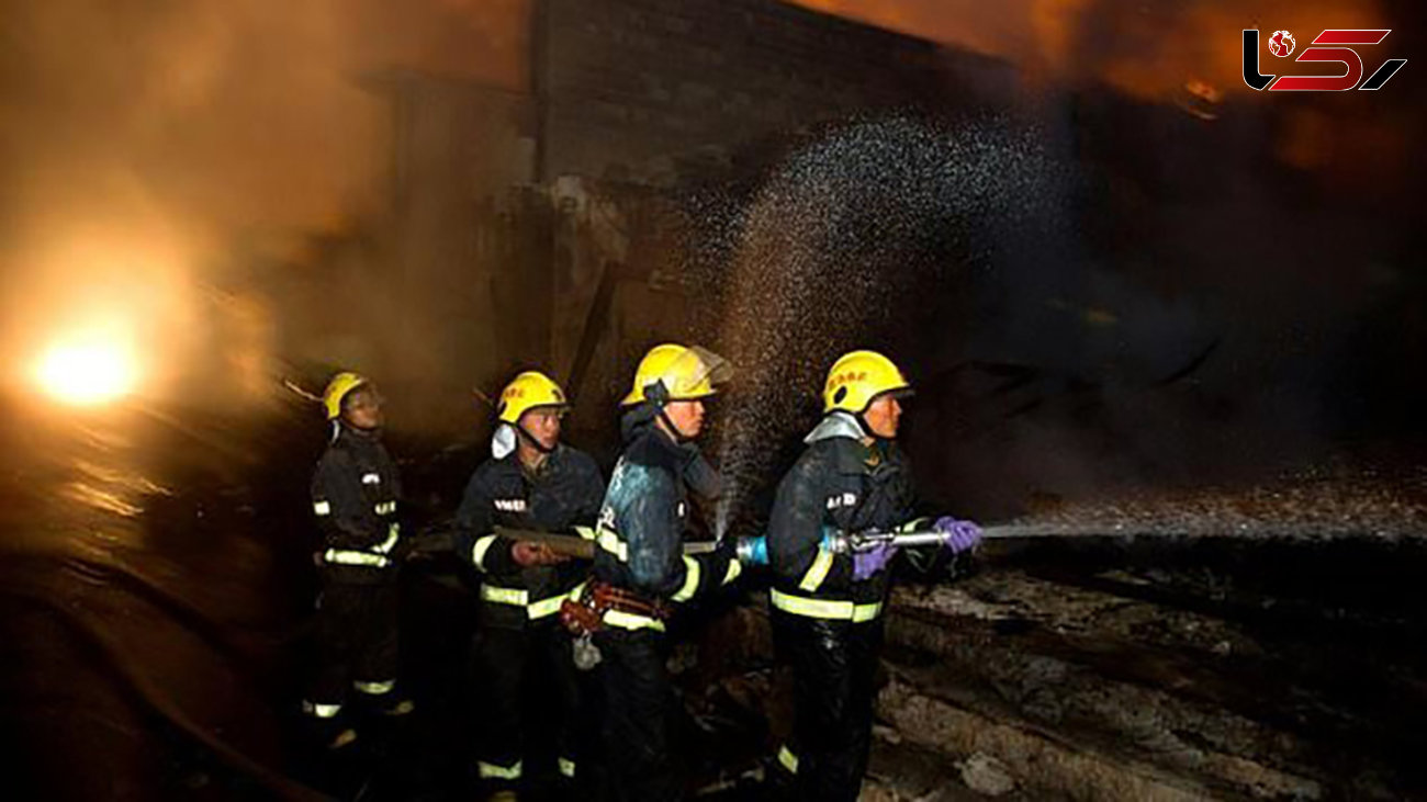 آتش سوزی مرگبار در شرق چین + فیلم و عکس