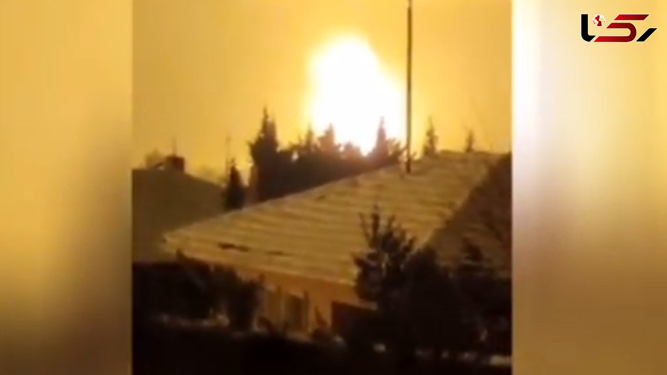 فیلم انفجار خط لوله گاز در ترکیه / بر اثر زلزله رخ داد