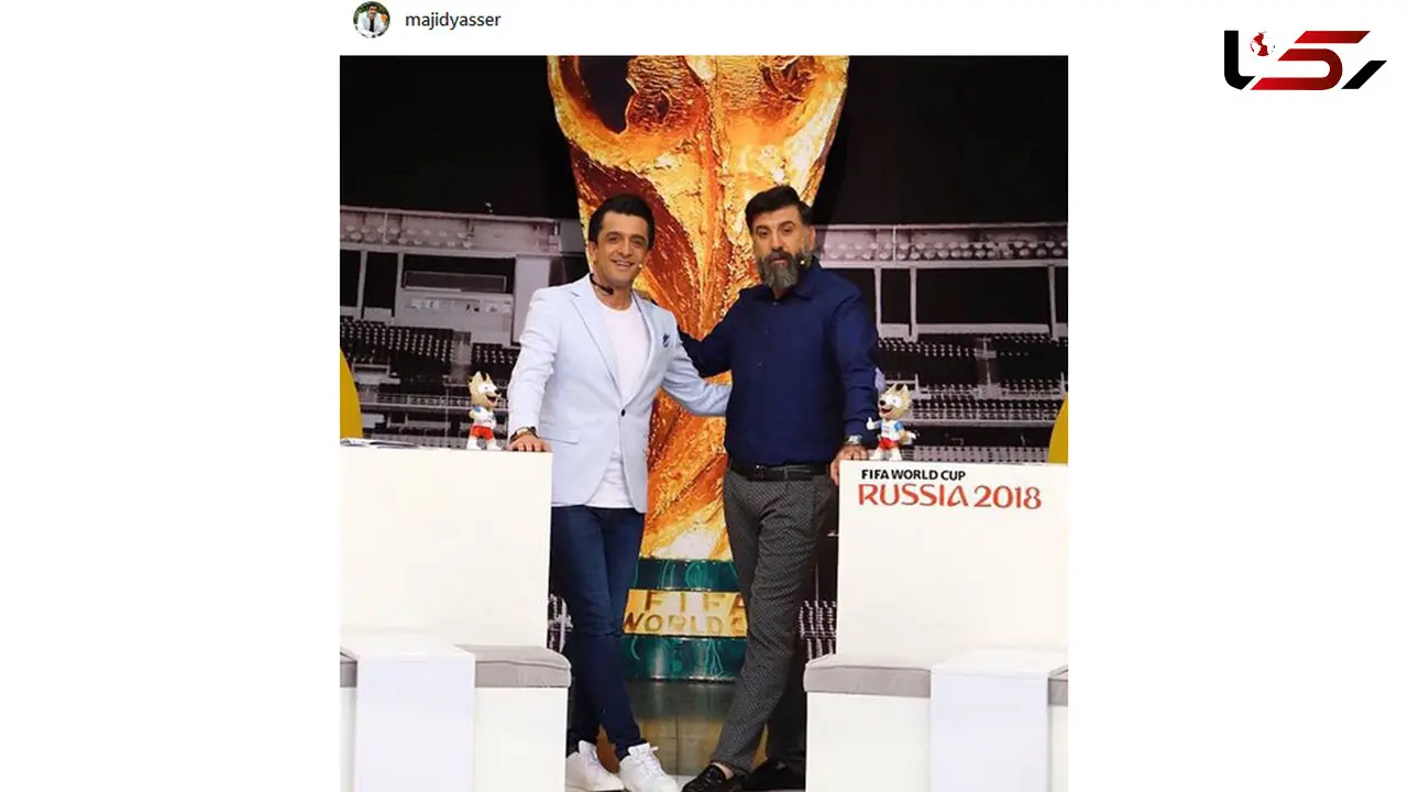 «مجید یاسر» در یک برنامه فوتبالی