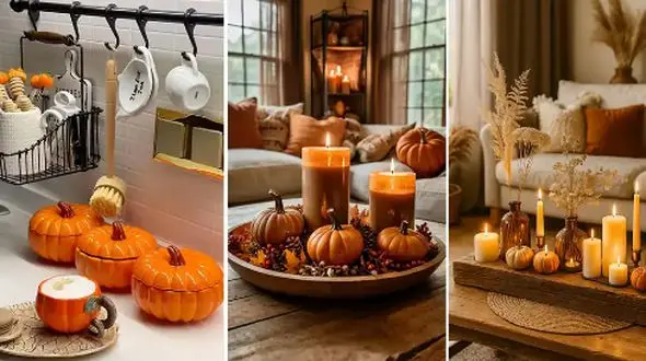 دکور پاییزی شیک برای خانه: ایده‌ های خاص و گرمابخش