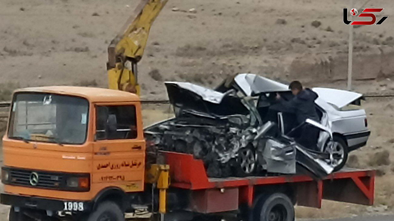 2 کشته و 5 مصدوم در تصادف پژو206 با پژو405 / خودروی ایرانی بازهم فاجعه آفرید 