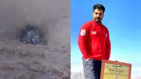 فیلم / روایت امدادگر هلال احمر از  سقوط مرگبار بالگرد در اشترانکوه / پدرم روی تخته سنگ افتاد، مهندس پرواز و خلبان جان باختند و من باید نجات می‌دادم