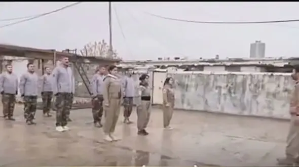 فیلم  آموزش مسلحانه مخالفان ایران در فرانسه / گزارشگری که رونمایی کرد
