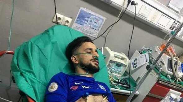  آخرین وضعیت بازیکن تیم فوتبال گسترش فولاد تبریز در CCU + عکس 