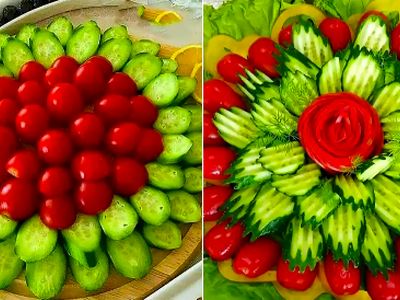 15 عکس سالاد خیار و گوجه؛ ایده‌ های دیدنی برای تزئین سفره