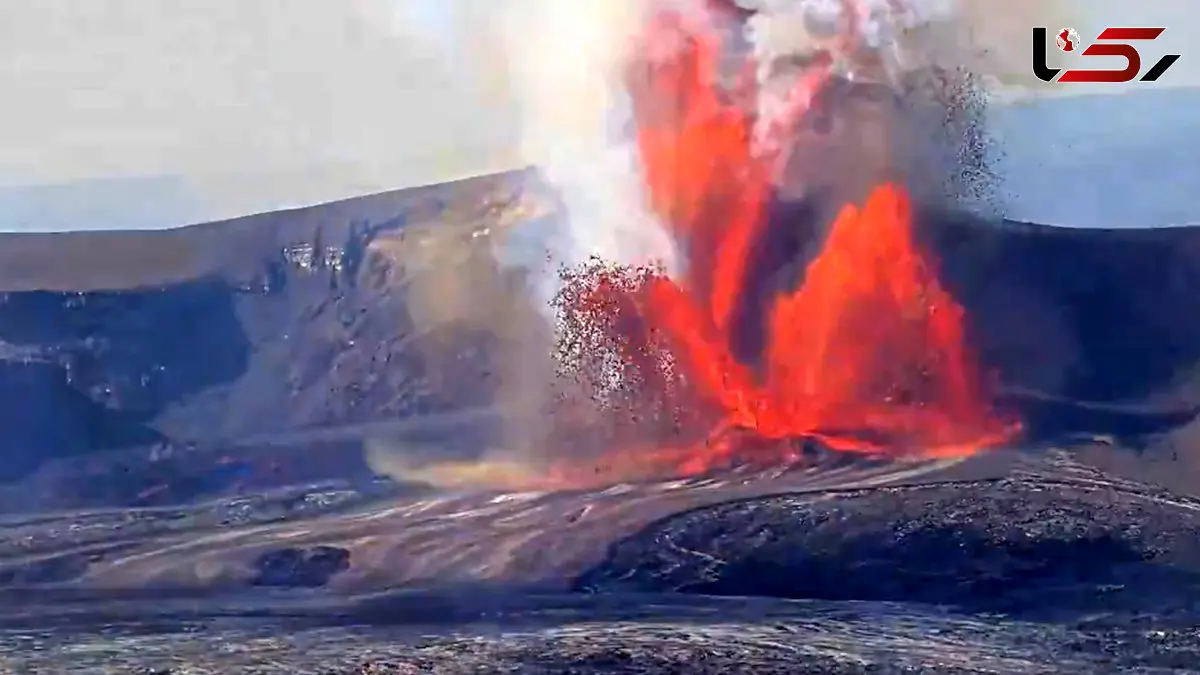 فیلم فوران آتشفشان کیلاویا در هاوایی