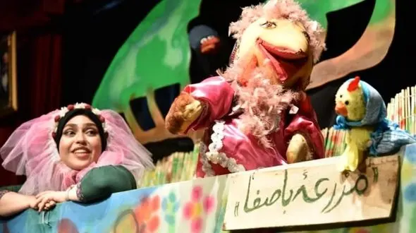 نمایش عروسکی «جوجه لی‌لی و میومیو» به روی صحنه رفت+عکس