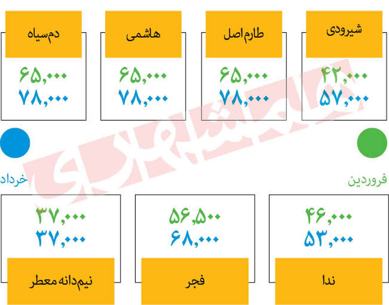 قیمت برنج