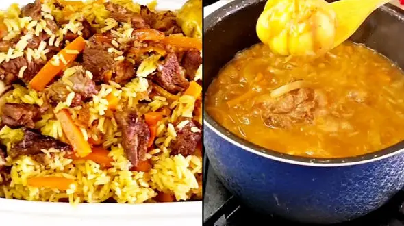 آموزش طبخ تاجیک یا اوگرا پلو تاجیکستانی + فیلم 