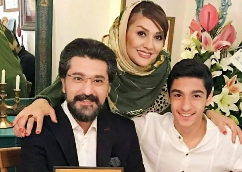 امیرحسین مدرس و همسرش