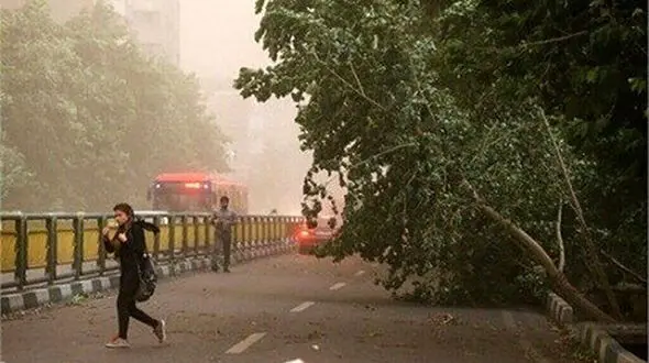 هشدار زرد در تهران / گرد و خاک و باد شدید در راه است!