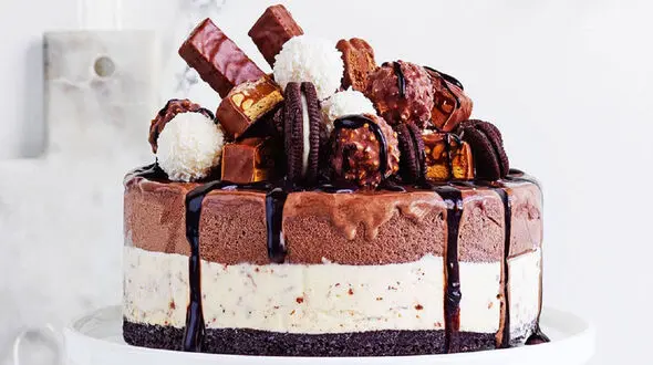 طرز تهیه کیک بستنی + فیلم
