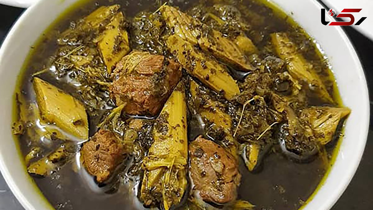 طرز تهیه خورش ریواس + فیلم