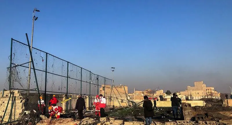 تصاویر : سقوط هواپیمای اوکراینی