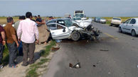 تصادف وحشتناک در خطرناک‌ترین جاده استان گلستان+عکس تکاندهنده
